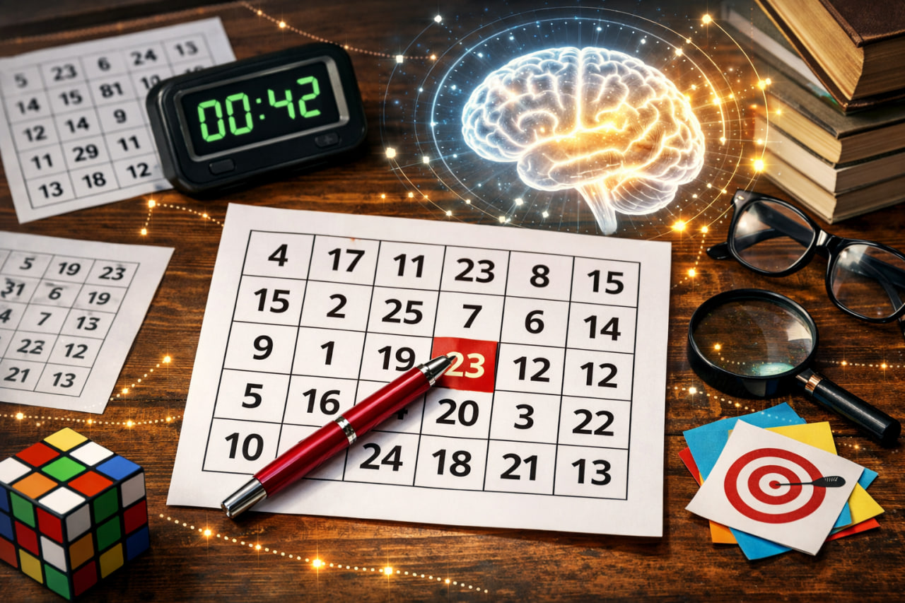 Улучшение восприятия через таблицы Шульте